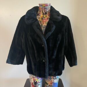 Vintage Faux Fur Short Coat